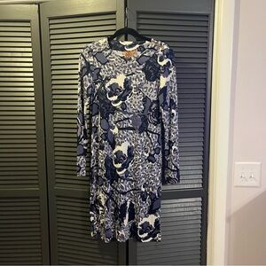 Tory Burch Print Silk Dress Size M